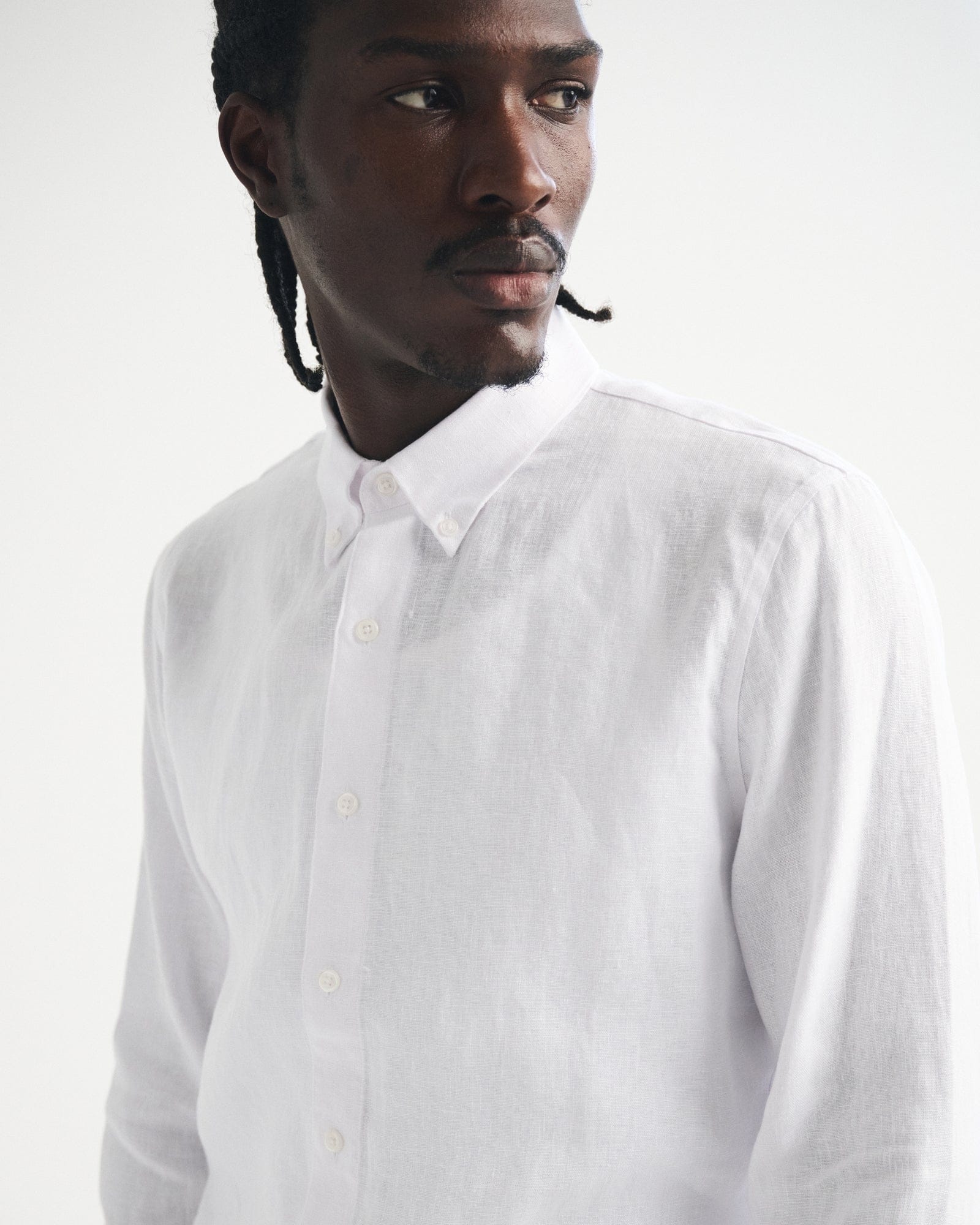 Abercrombie the A&F Collins 100% Linen Suiting Shirt