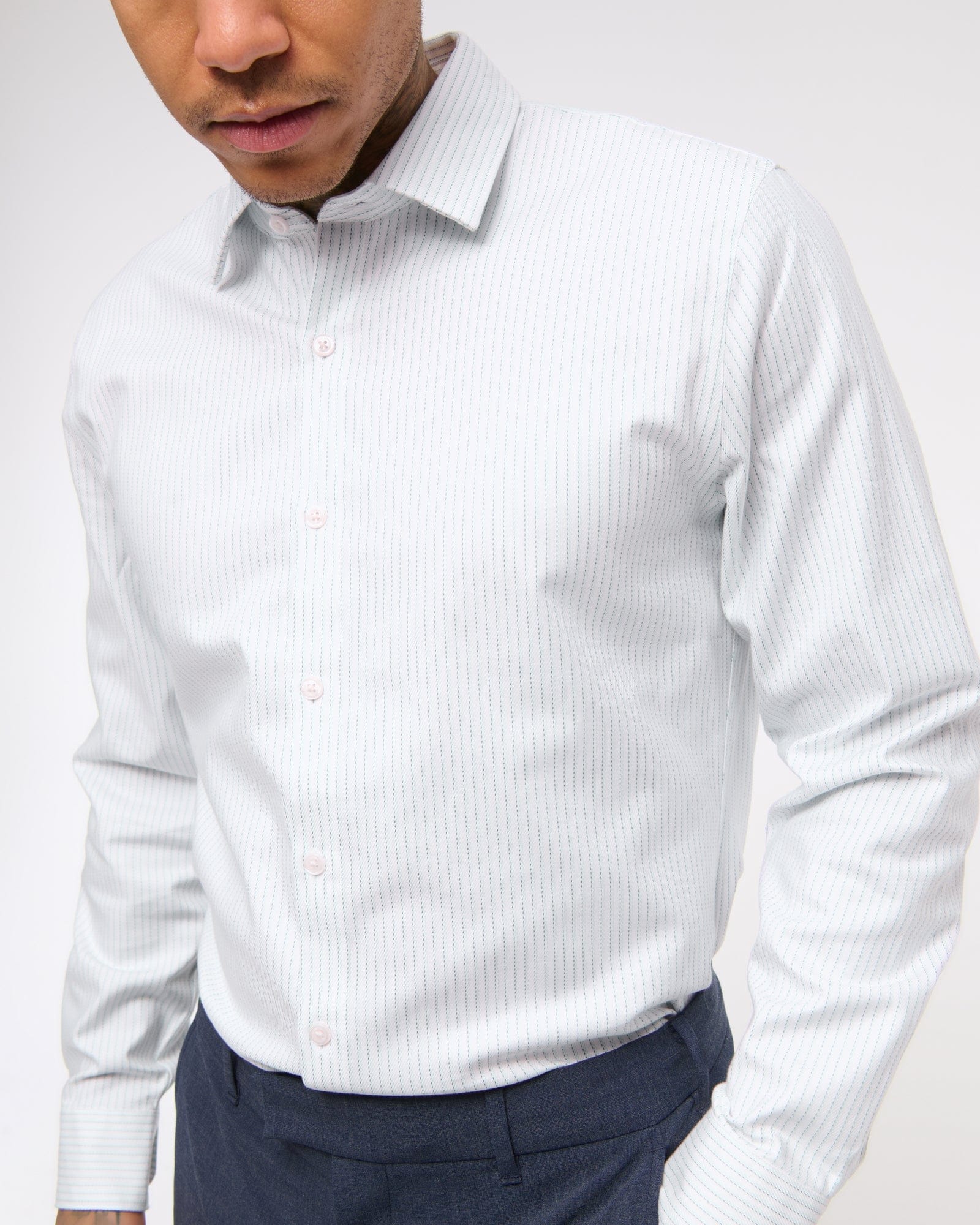 Abercrombie A&F Collins Slim Stretch Suiting Shirt