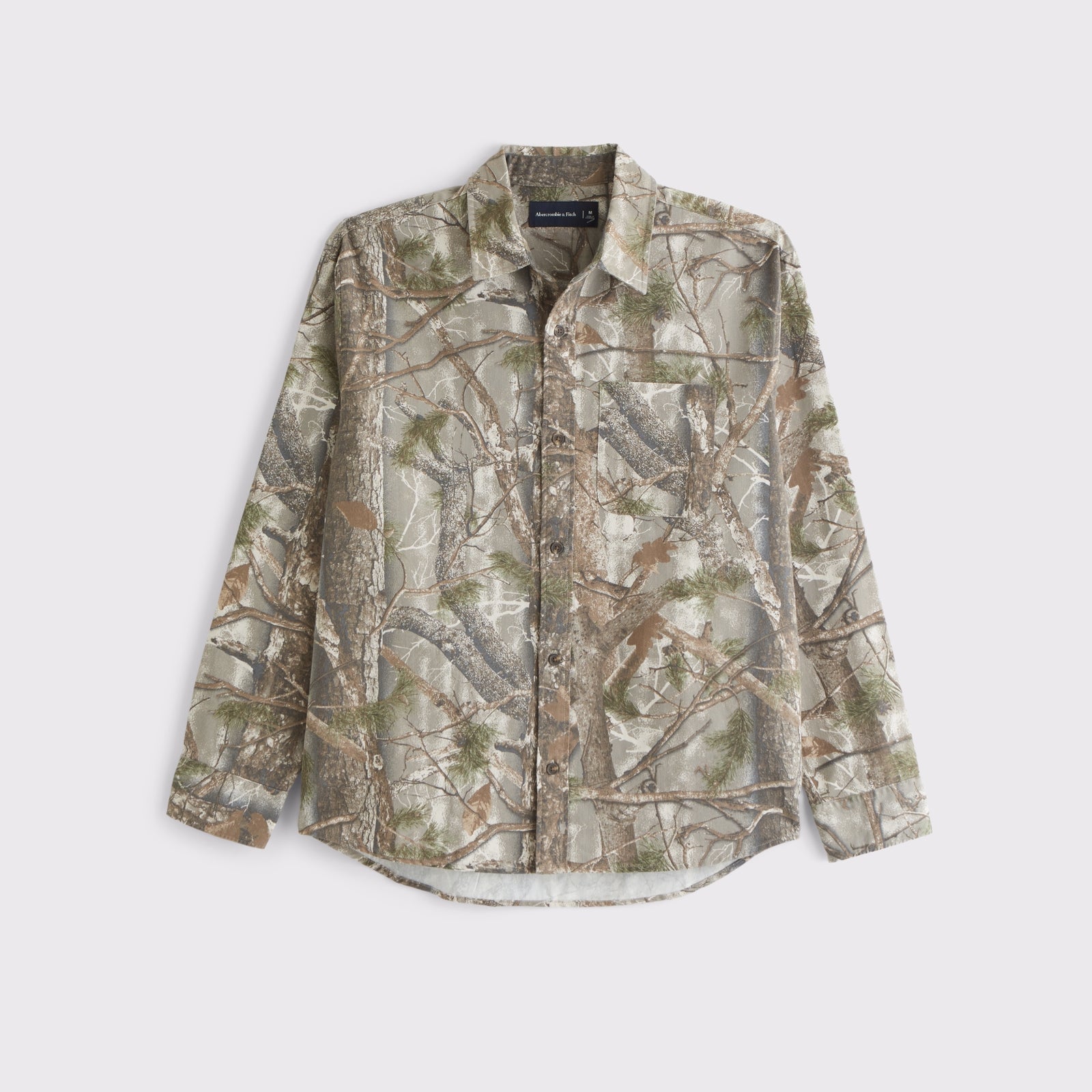 Abercrombie Twill Button-Up Shirt
