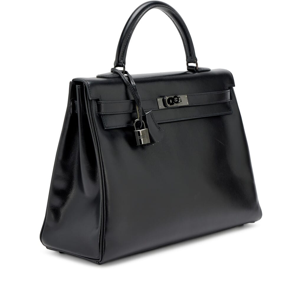 Limited Edition Black Box Calf So Black Retourne Kelly 35 Black PVD Hardware, 2010