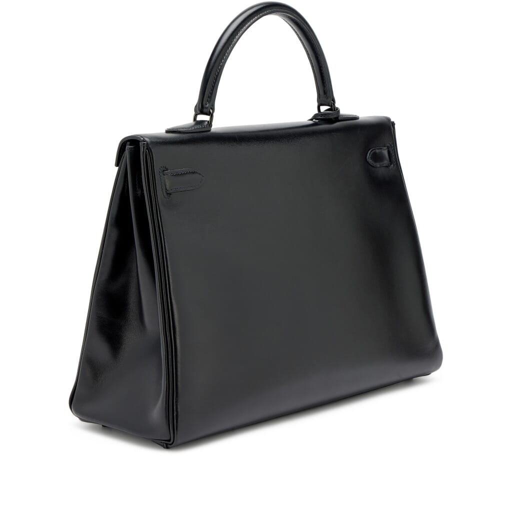 Limited Edition Black Box Calf So Black Retourne Kelly 35 Black PVD Hardware, 2010