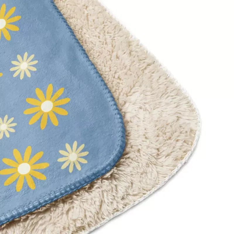 Gilmore Girls I Love You A Thousand Yellow Daisies Sherpa Blanket