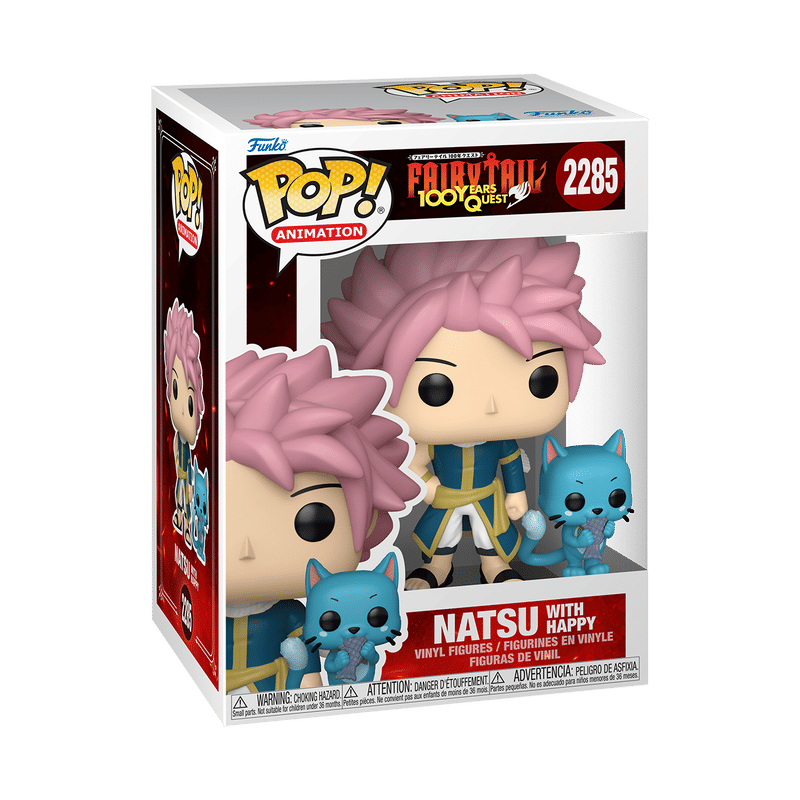 Pop! & Buddy Natsu with Happy
