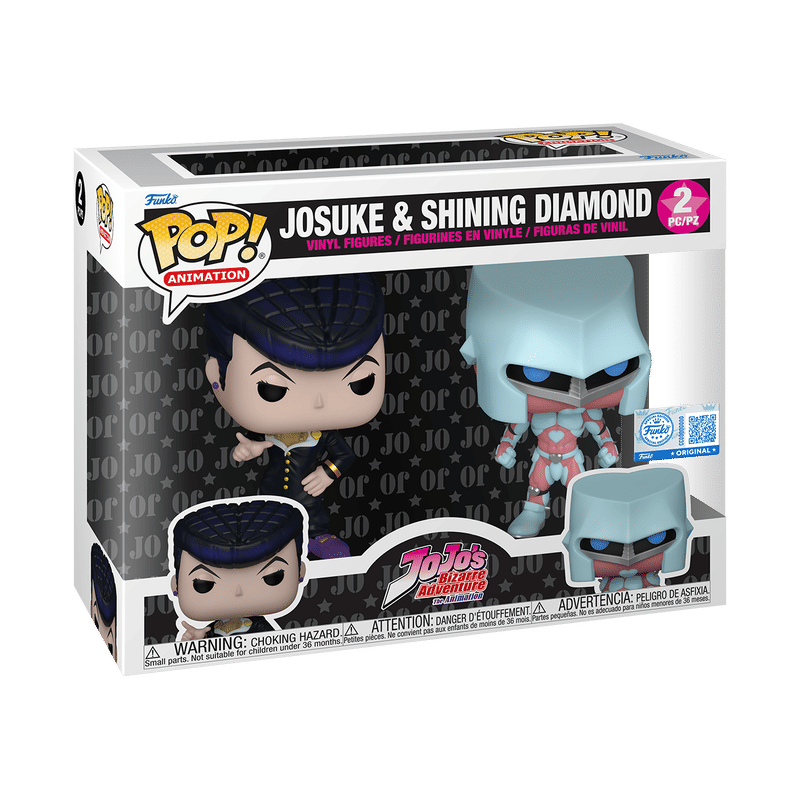 Pop! Shining Diamond and Josuke Higashikata 2-Pack