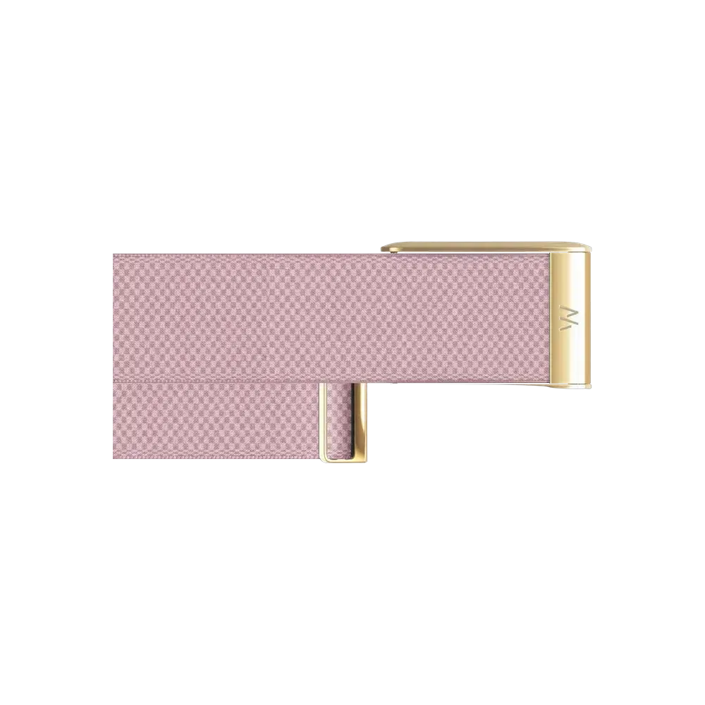Whoop 5.0 Peak / MG Life Superknit Luxe Blush with Gold Band (Strap Only)