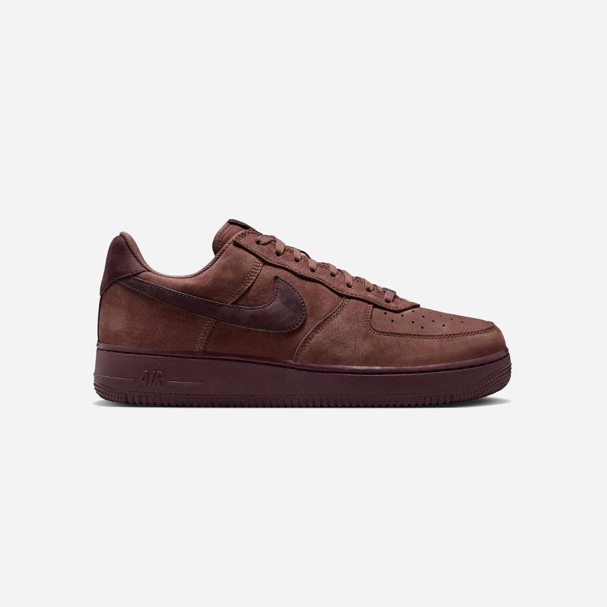 Nike Air Force 1 Low Retro Premium QS Red Sepia Mahogany Badgeless