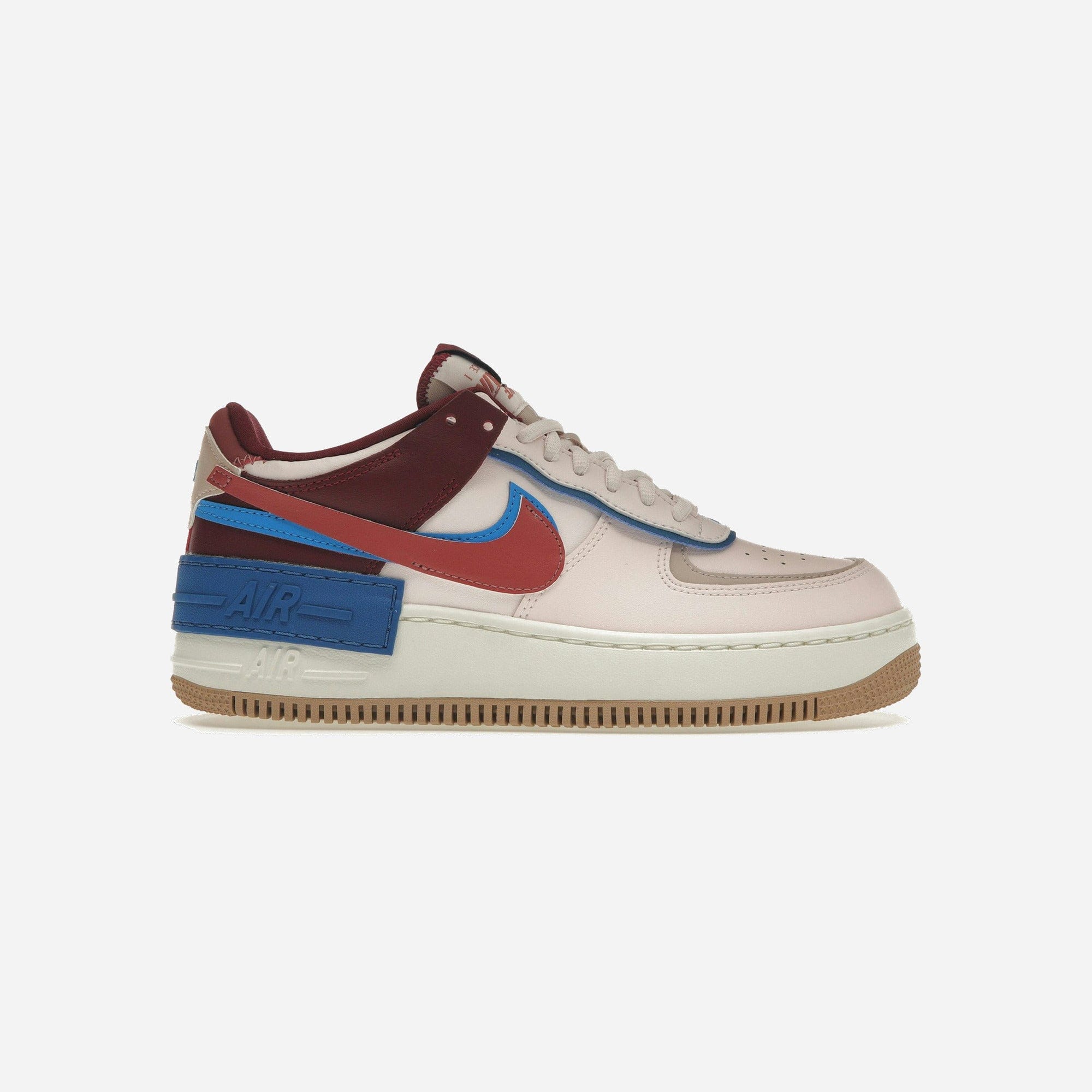 Nike Air Force 1 Low Shadow Light Soft Pink Team Red Blue WMNS