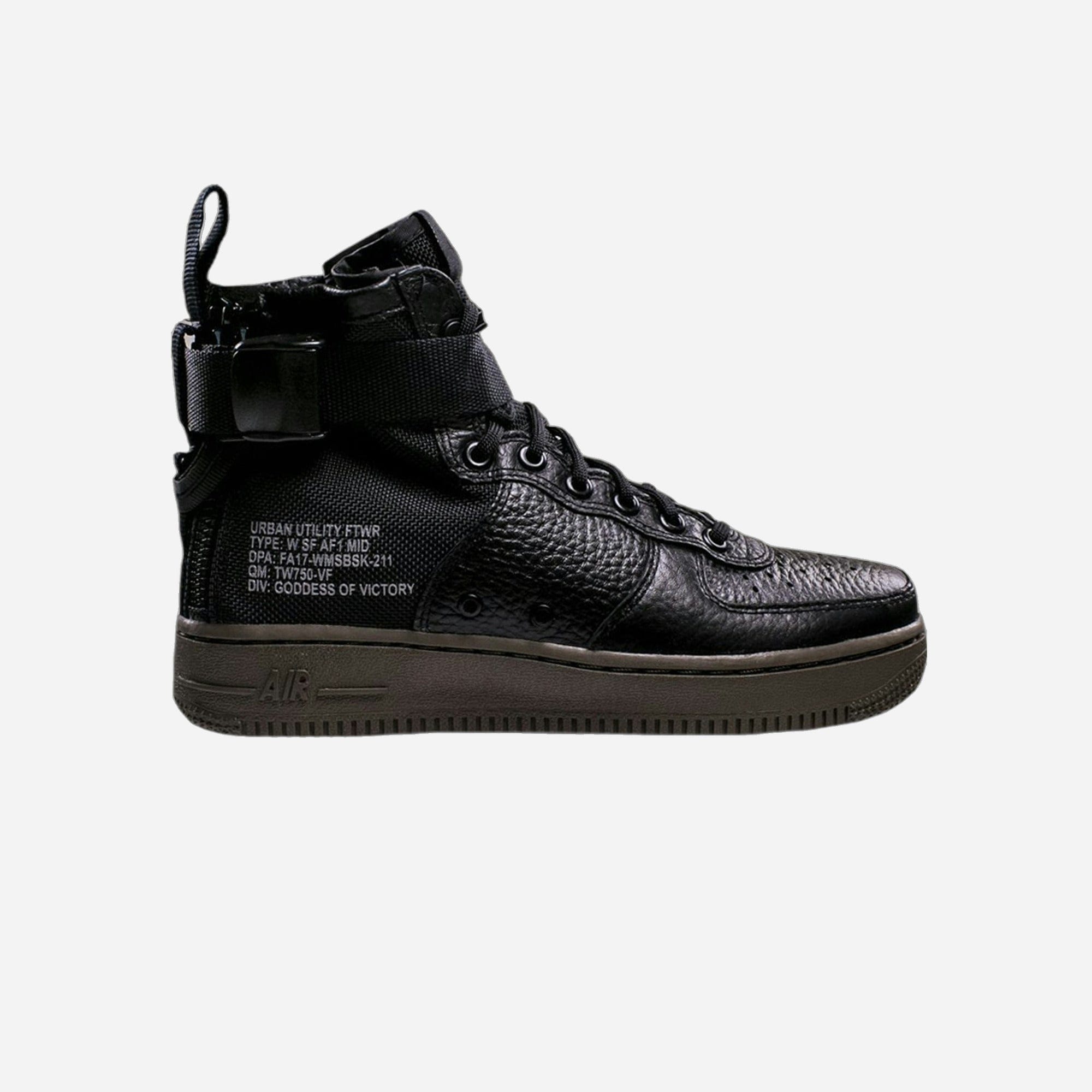 Nike Sf Air Force 1 Mid Black Dark Hazel WMNS