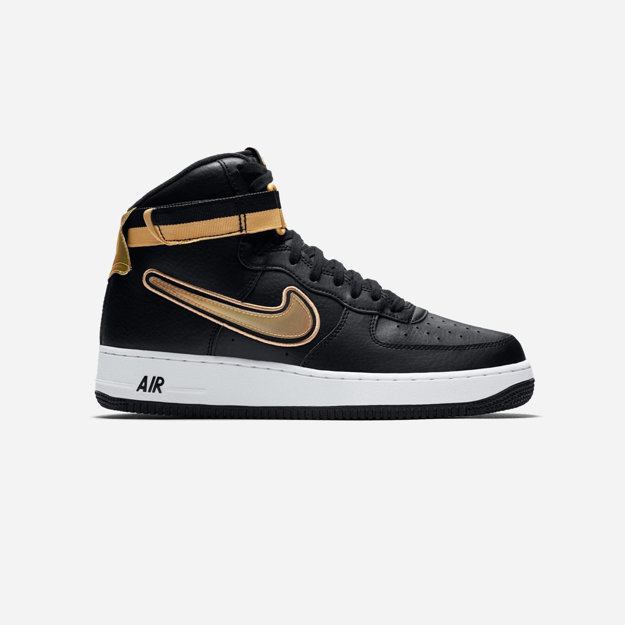 Nike Air Force 1 High NBA Black Metallic Gold