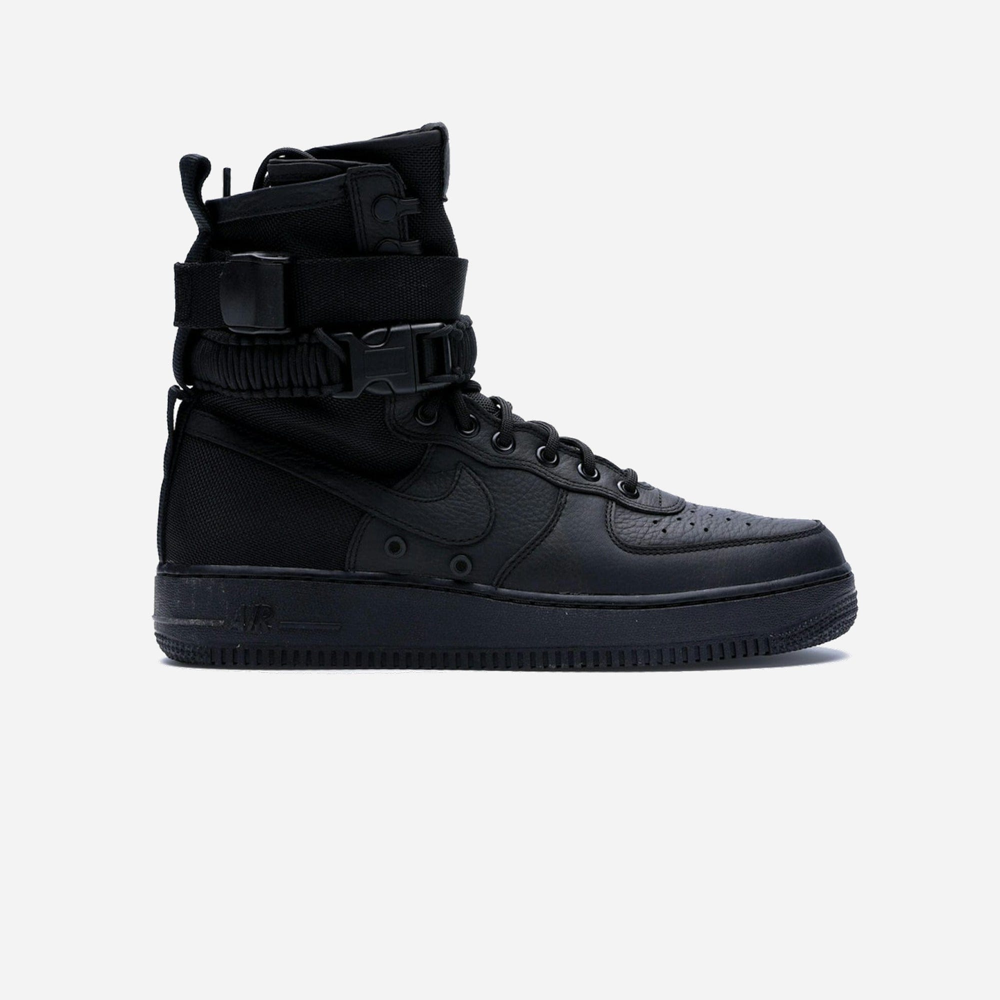 Nike Sf Air Force 1 High Triple Black WMNS