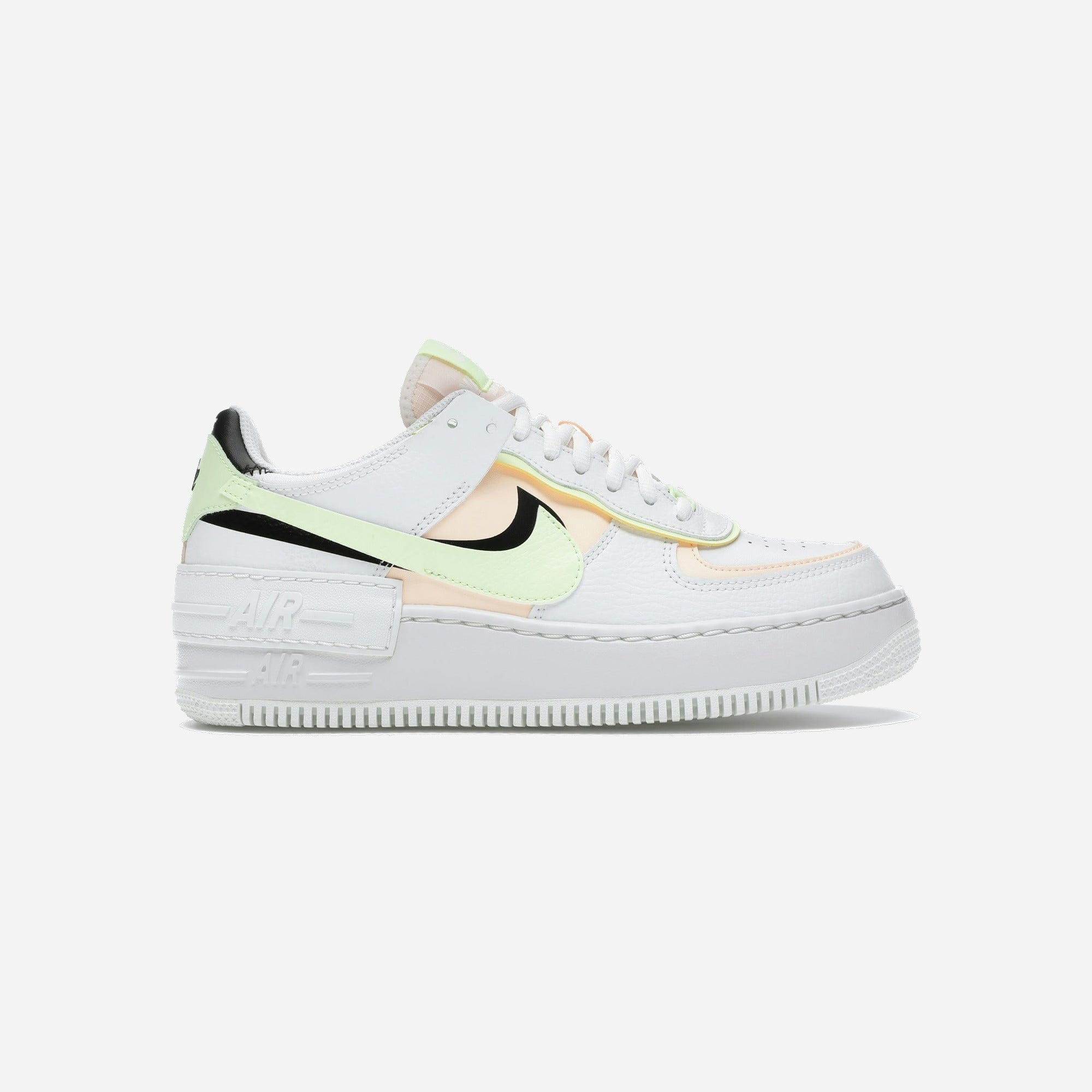 Nike Air Force 1 Low Shadow Summit White Barely Volt Crimson Tint WMNS