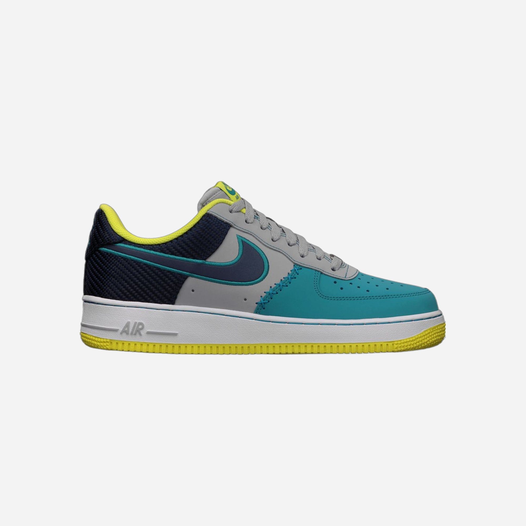 Nike Air Force 1 Low Wolf Grey Midnight Navy Tropical Teal