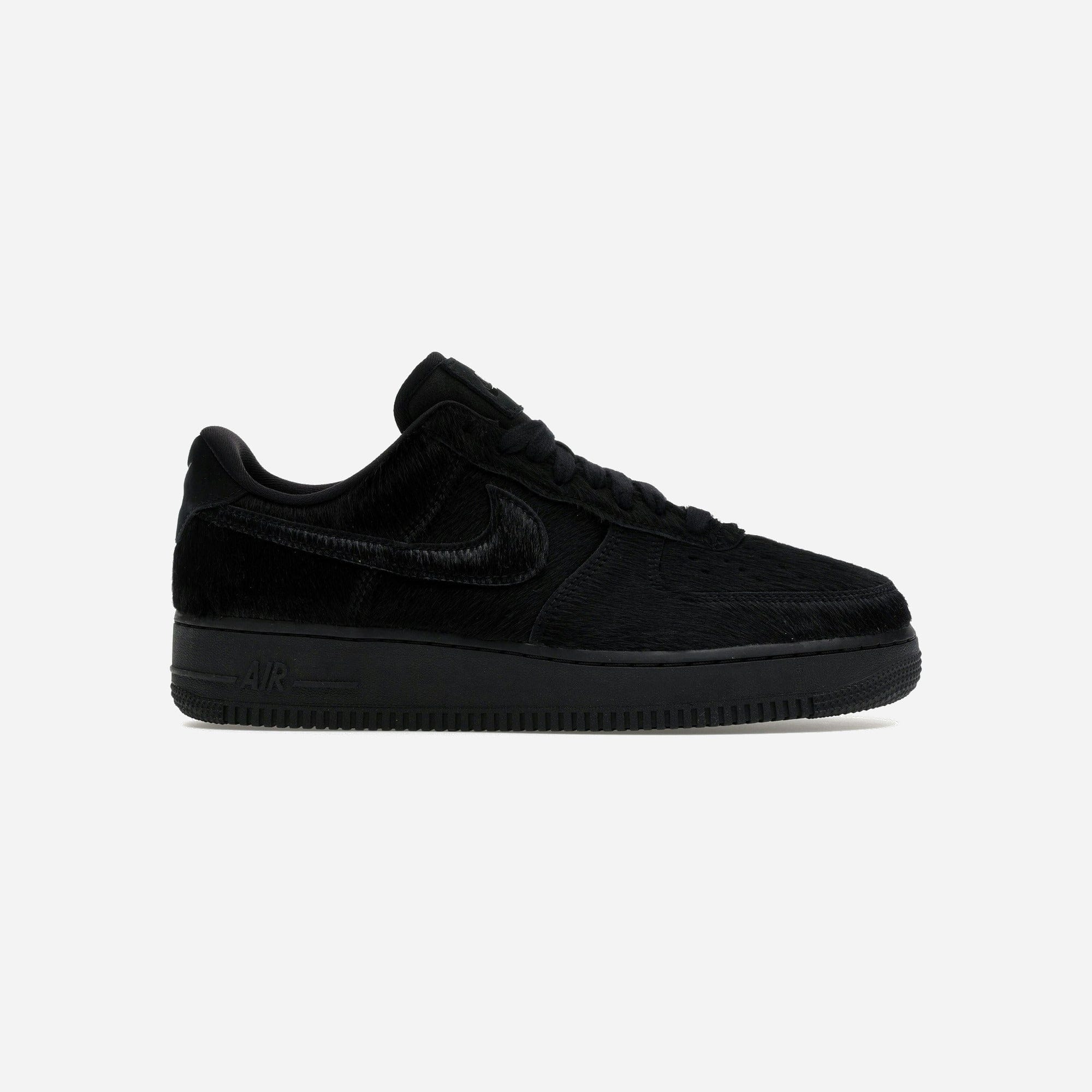 Nike Air Force 1 Low '07 Triple Black Pony Hair WMNS