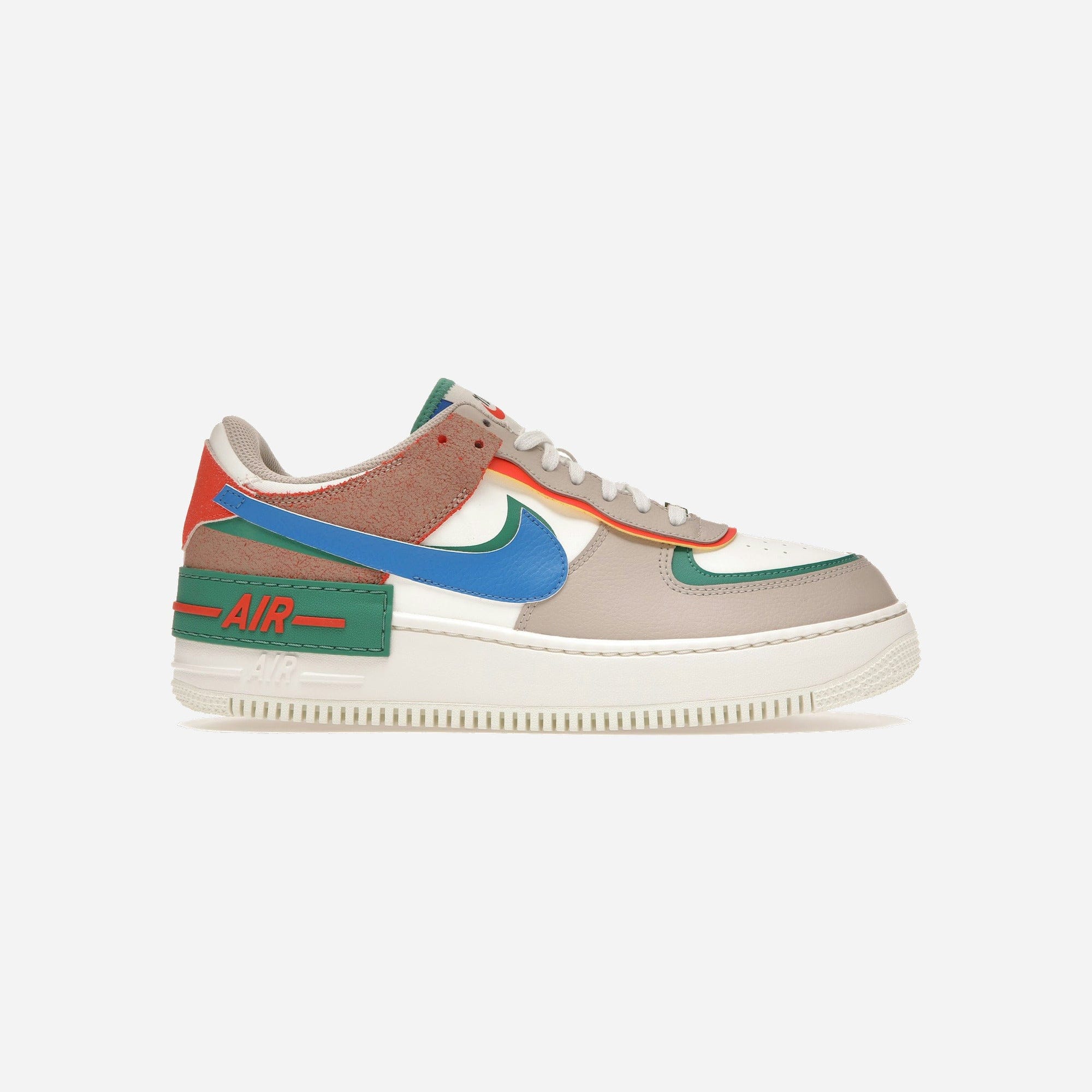 Nike Air Force 1 Low Shadow Sail Signal Blue Green WMNS