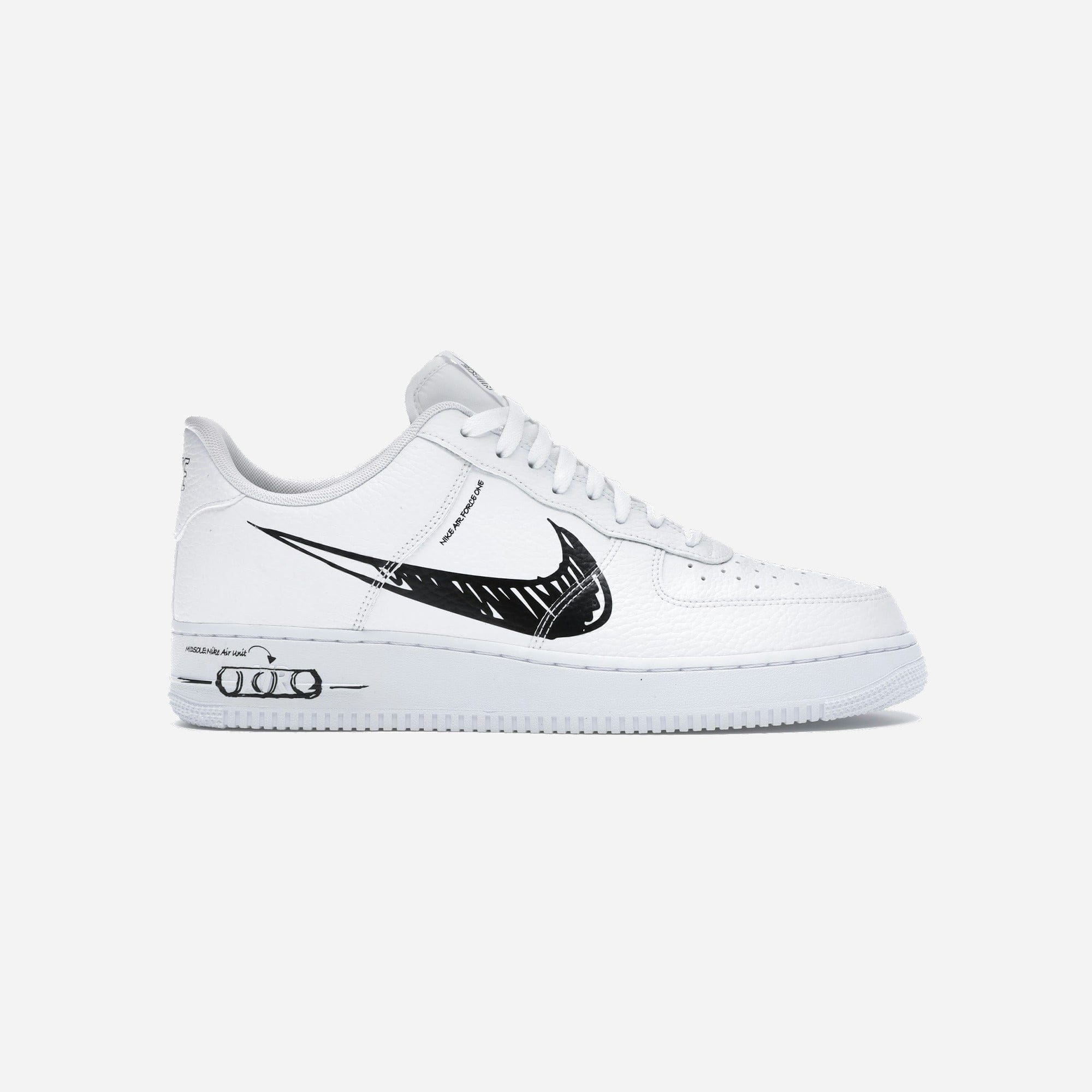 Nike Air Force 1 Low Sketch White Black