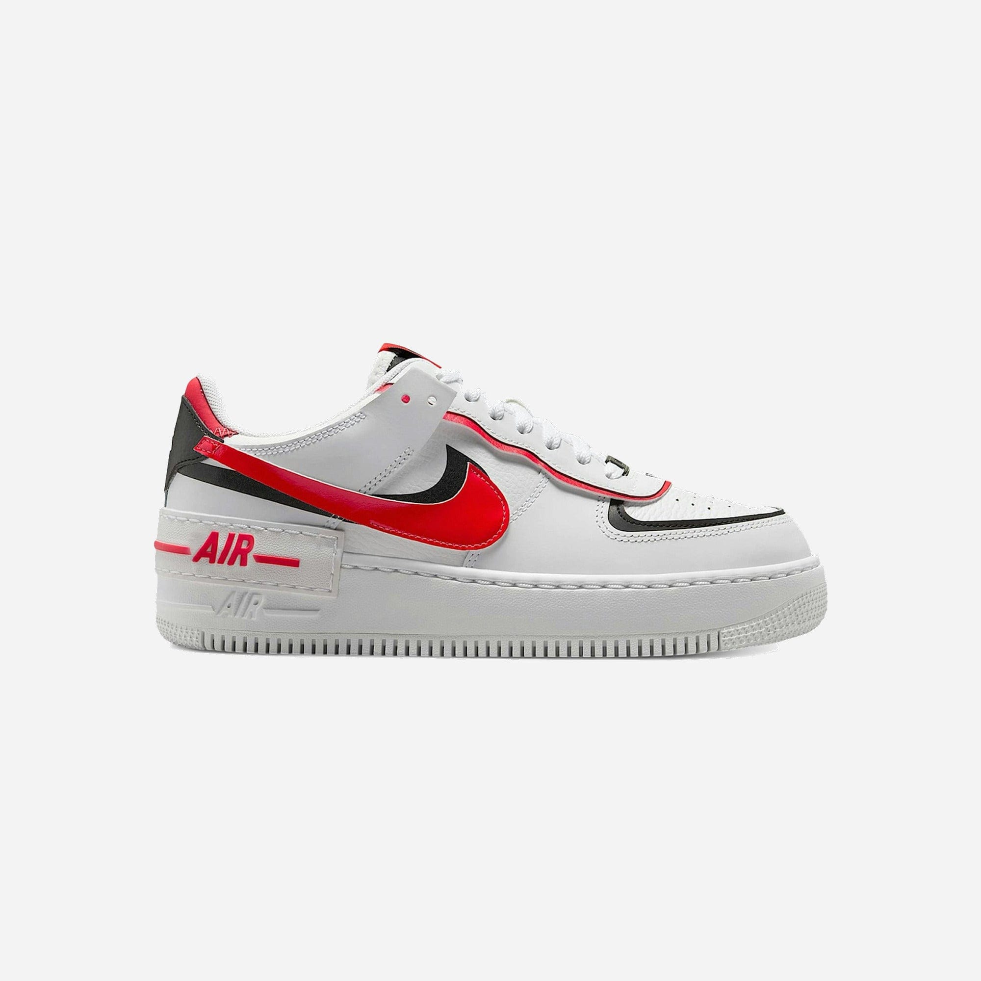 Nike Air Force 1 Low Shadow White Black Light Crimson WMNS