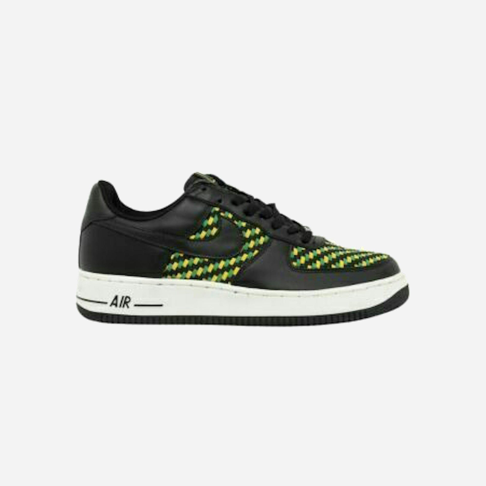 Nike Air Force 1 Low Premium Woven Black Green Yellow