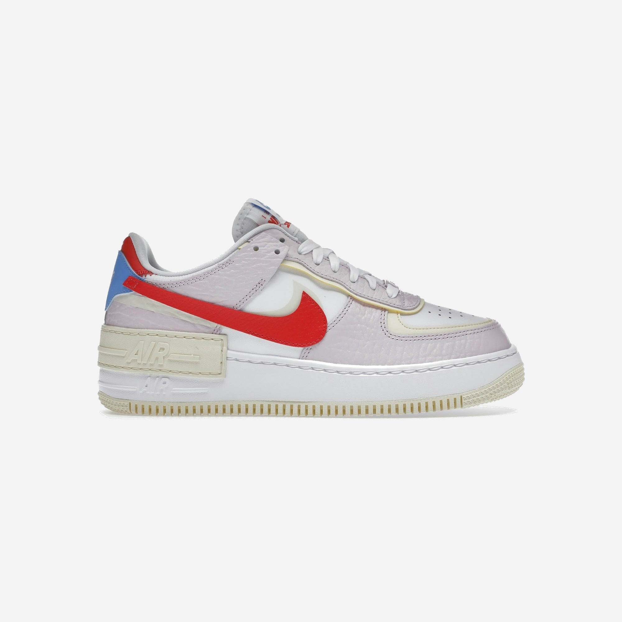Nike Air Force 1 Low Shadow Regal Pink Coconut Milk University Blue Fusion Red WMNS