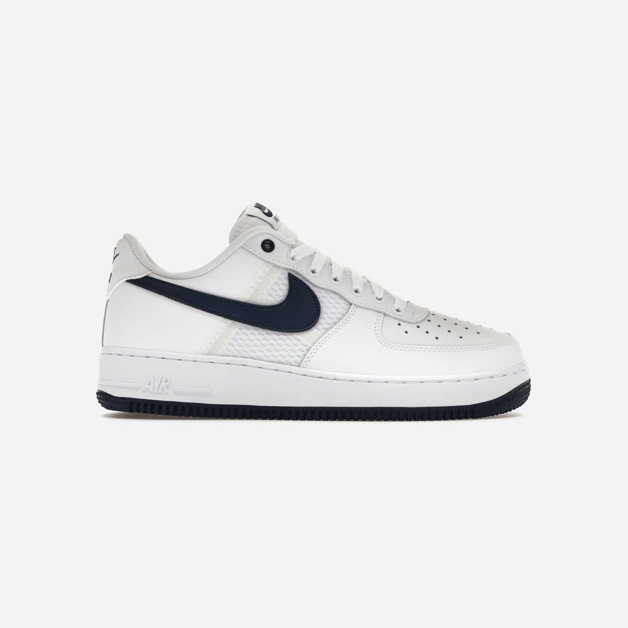 Nike Air Force 1 Low '07 Lv8 SE Mesh Tape White Midnight Navy