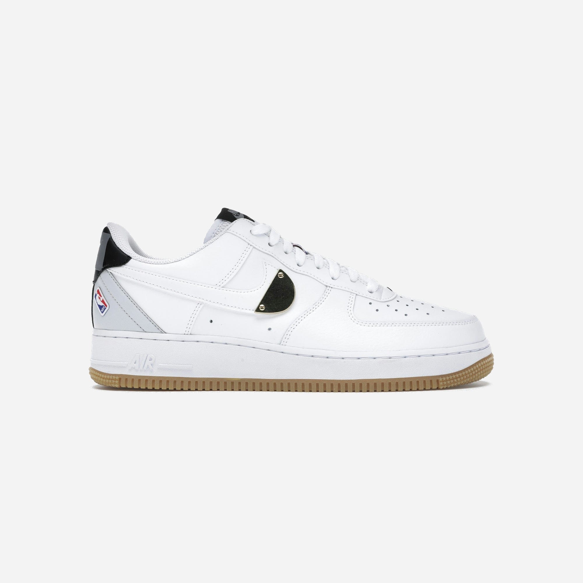 Nike Air Force 1 Low NBA White Grey Gum