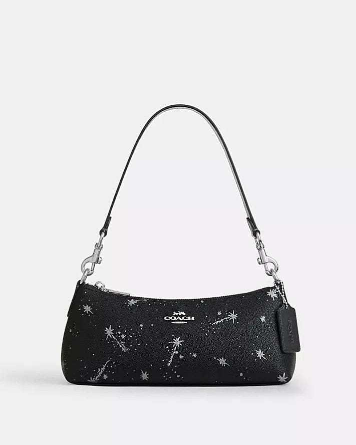 CHARLOTTE SHOULDER BAG WITH STAR PRINT