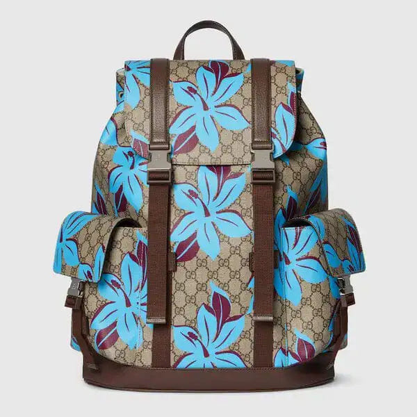 Gucci gg printed large backpack