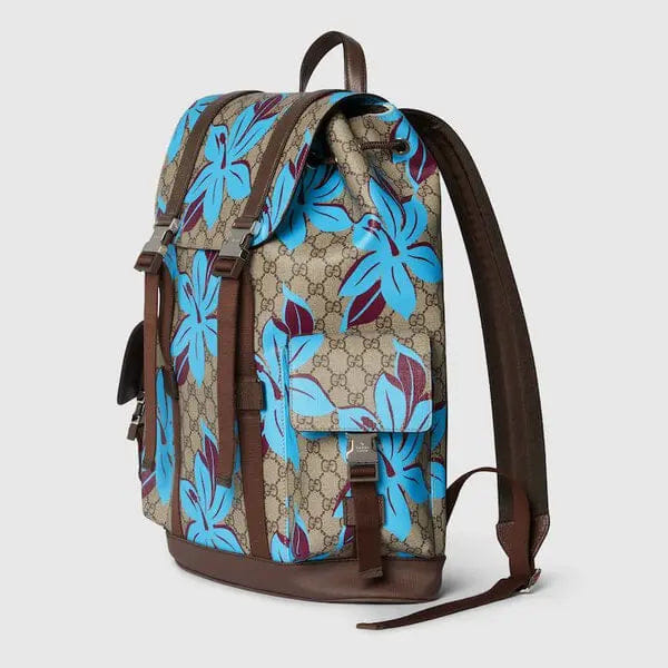 Gucci gg printed large backpack