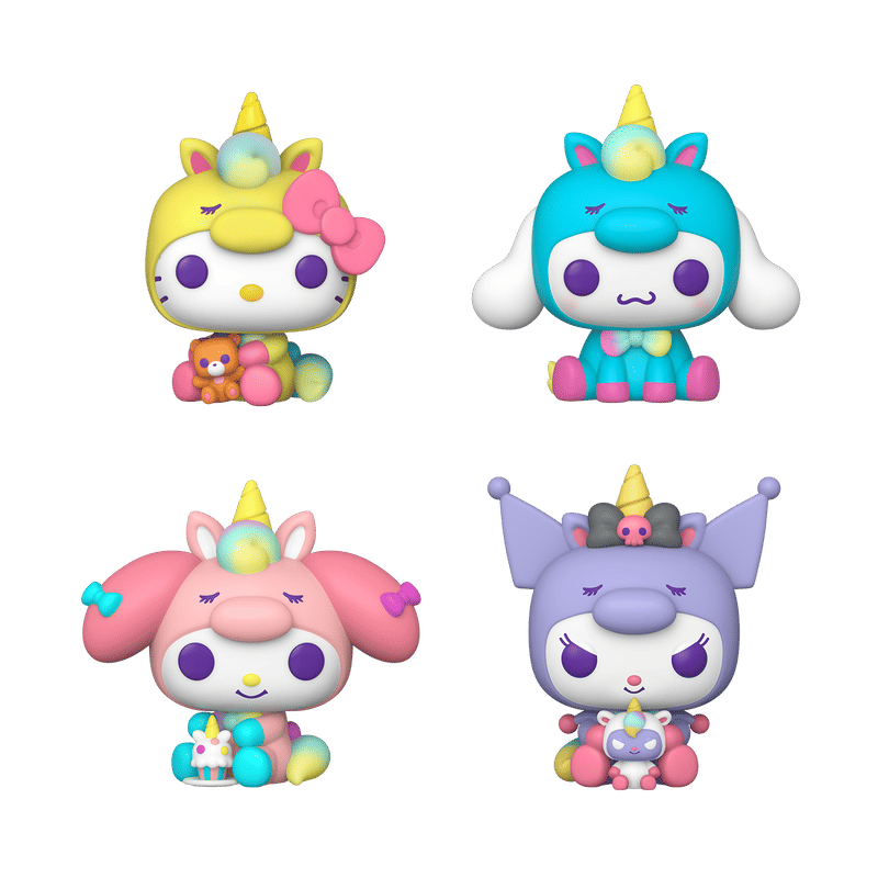 Pop! Hello Kitty (Unicorn Outfit) 4-Pack