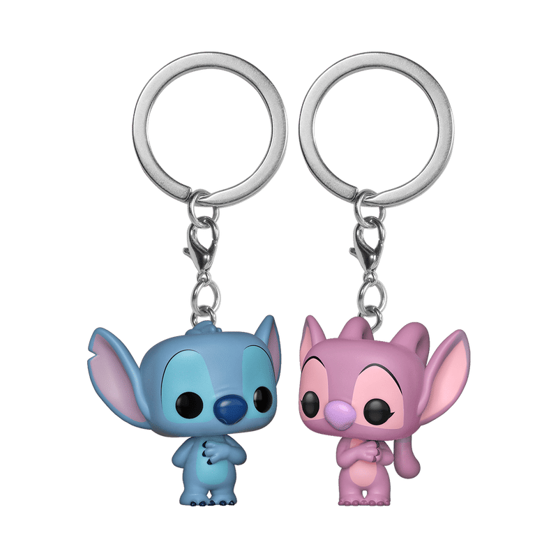 Pop! Keychain Stitch & Angel 2-Pack