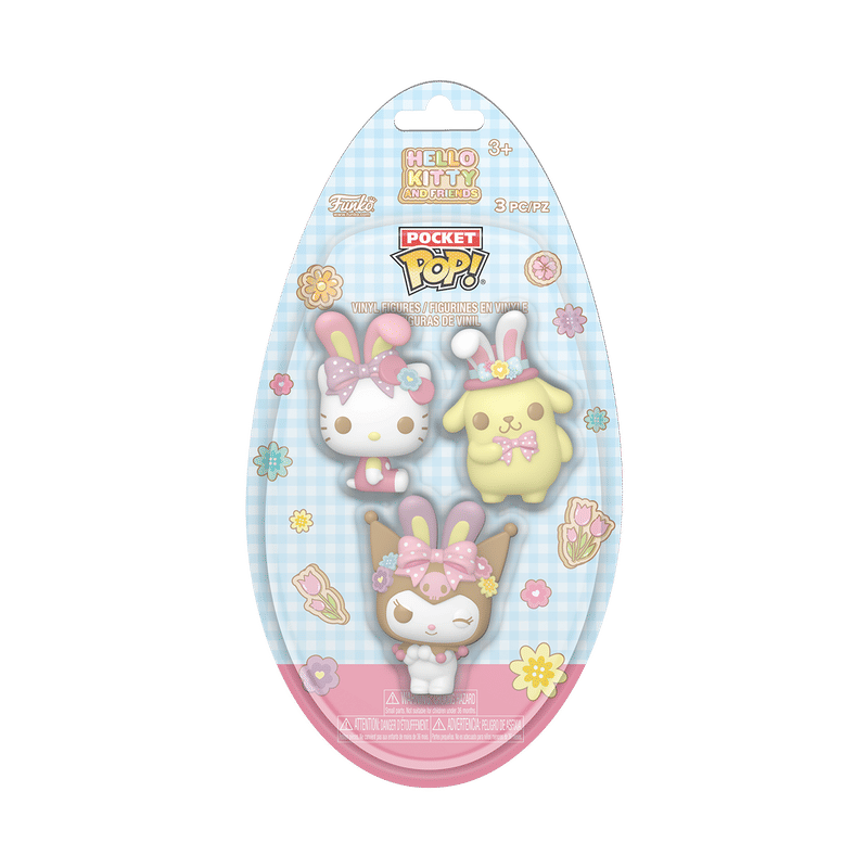 Pocket Pop! Hello Kitty and Friends with Bunny Ears 3-Pack