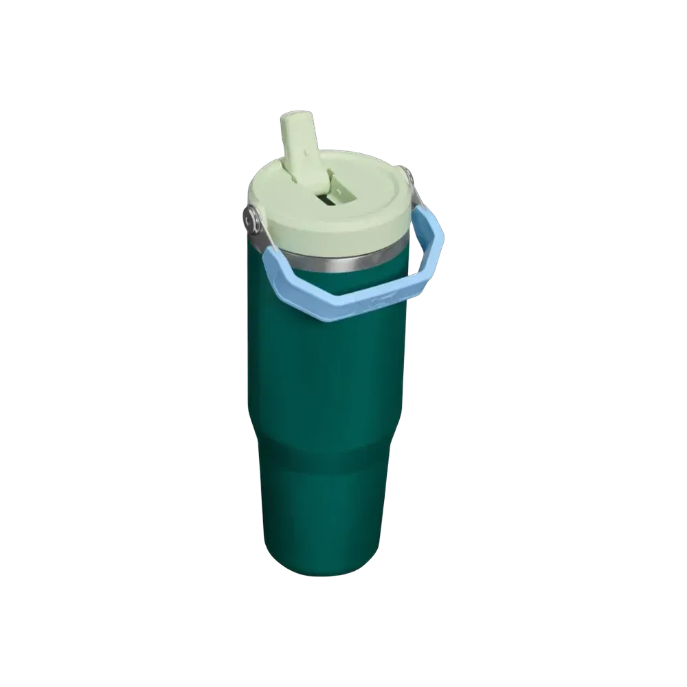 Stanley The IceFlow Flip Straw Tumbler 30 OZ Emerald Honeydew