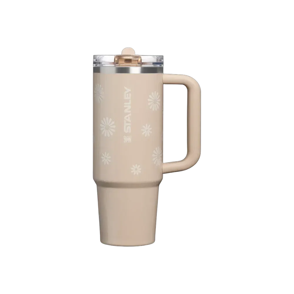 Stanley The Quencher ProTour Flip Straw Tumbler 30 OZ Champagne Daisies