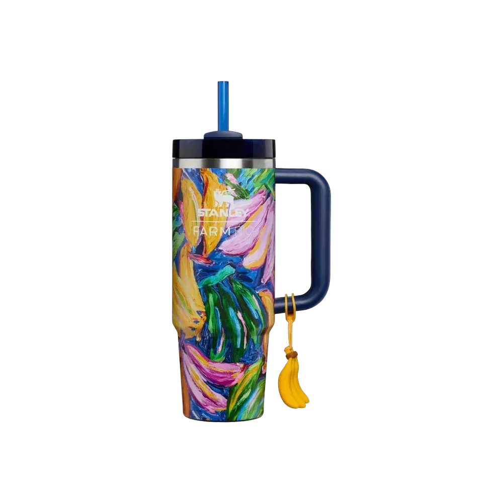 Stanley 1913 X Farm Rio Quencher H2.0 FlowState™ Tumbler Farm Rio Painted Bananas