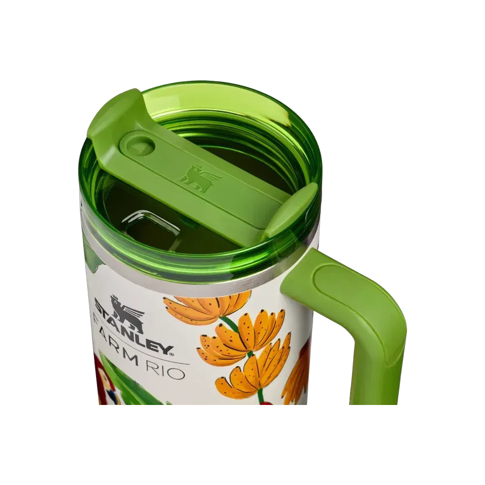 Stanley 1913 X Farm Rio Quencher H2.0 FlowState Tumbler 40 OZ Farm Rio Tropical Destiny