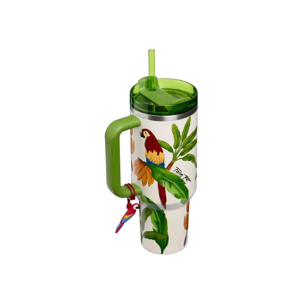 Stanley 1913 X Farm Rio Quencher H2.0 FlowState Tumbler 40 OZ Farm Rio Tropical Destiny
