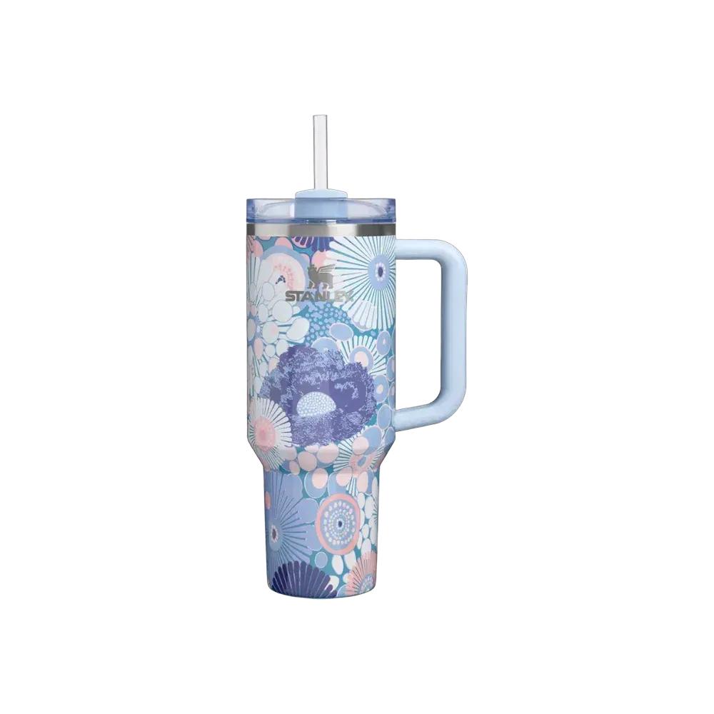 Stanley The Quencher H2.0 FlowState Tumbler Blue Dream Wildflower