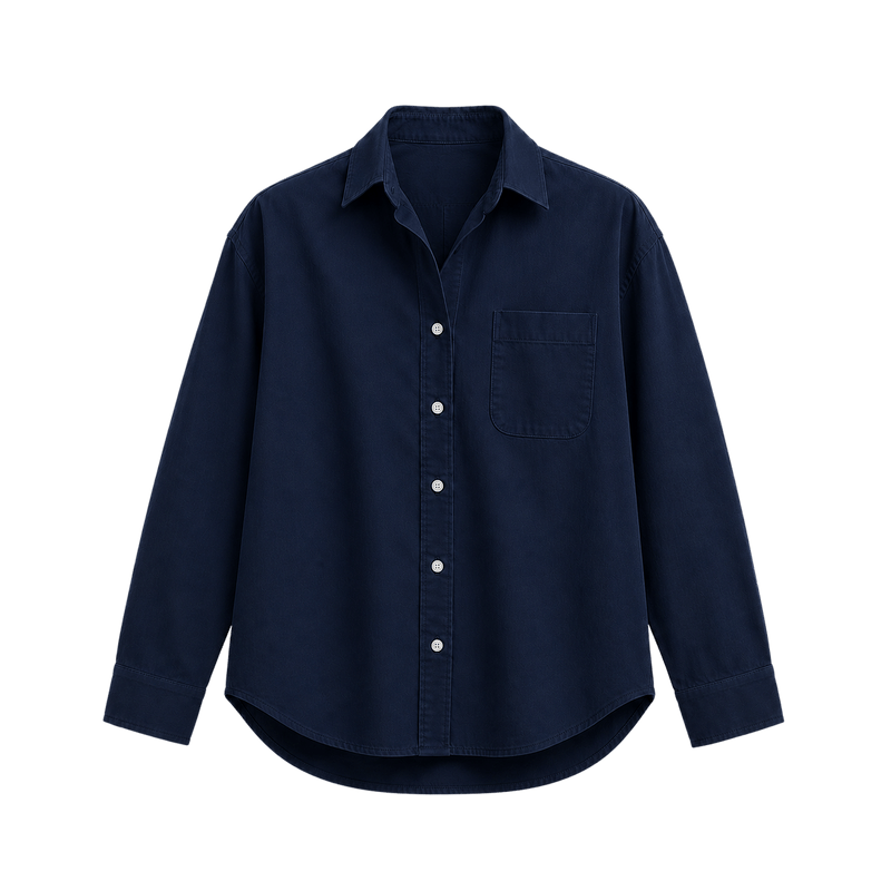 City Off Domes Relaxed Fit Oxford Shirt Midnight Blue