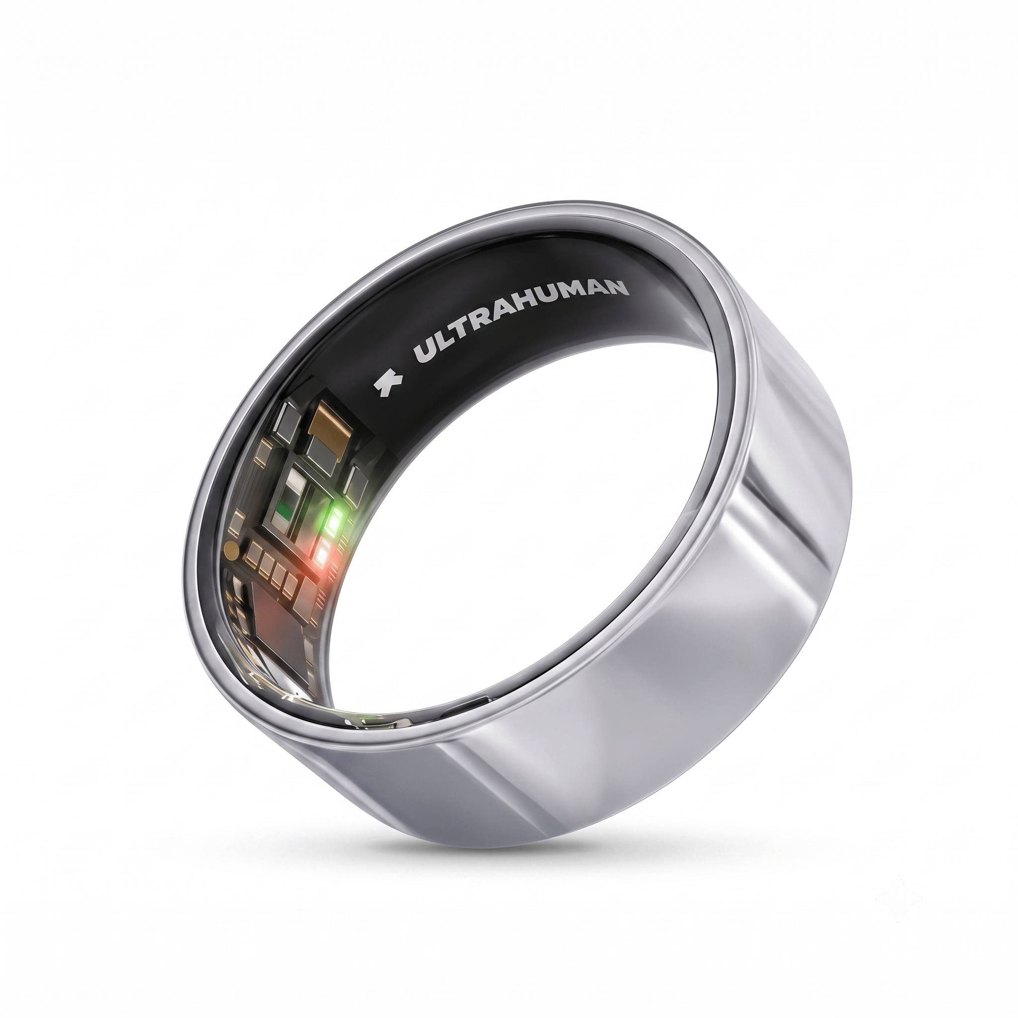 ULTRAHUMAN AIR Smart Ring, Sleep & Fitness Tracker, Raw Titanium