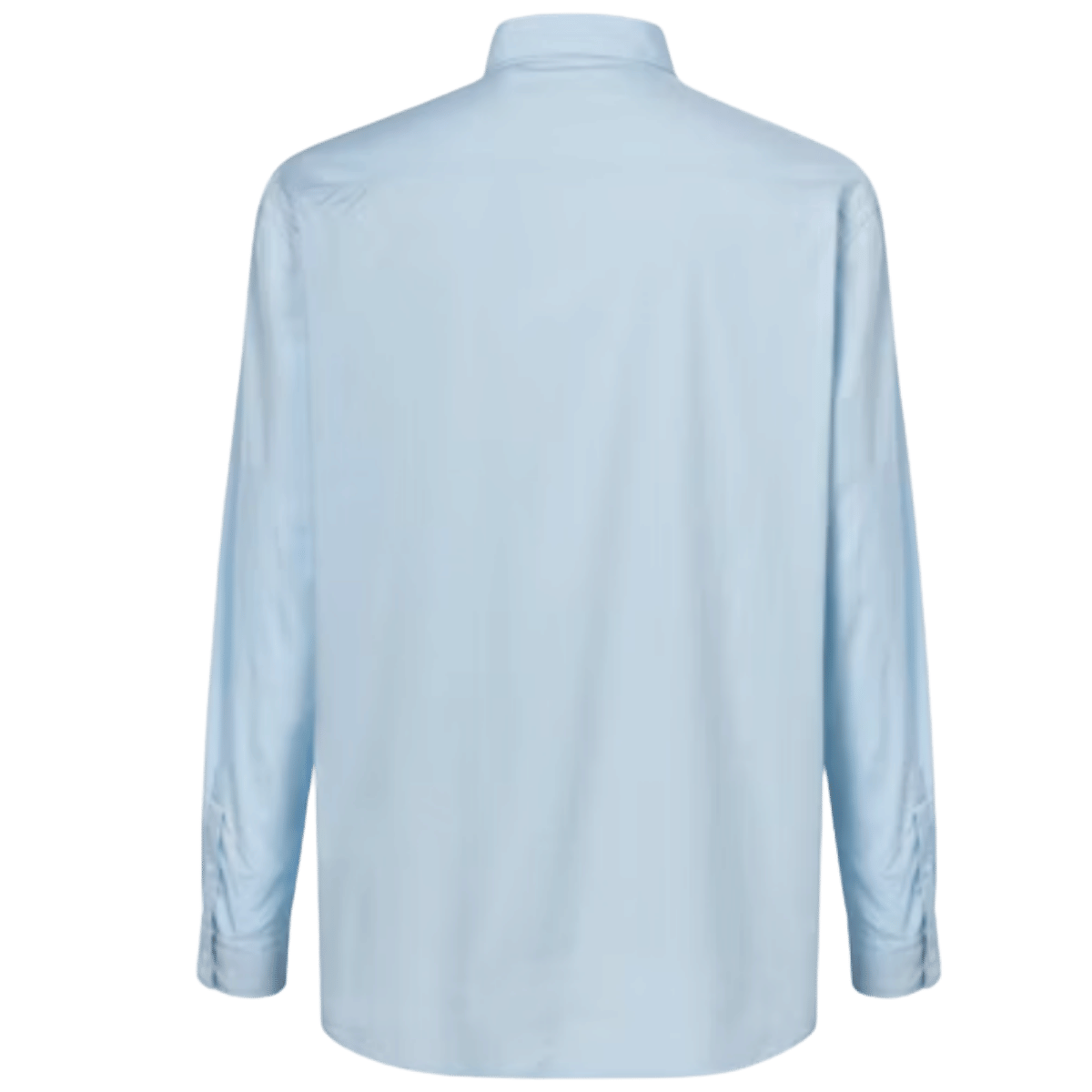 Burberry Logo Print Check Casual Long Sleeve Shirt Men’s Blue 80362941