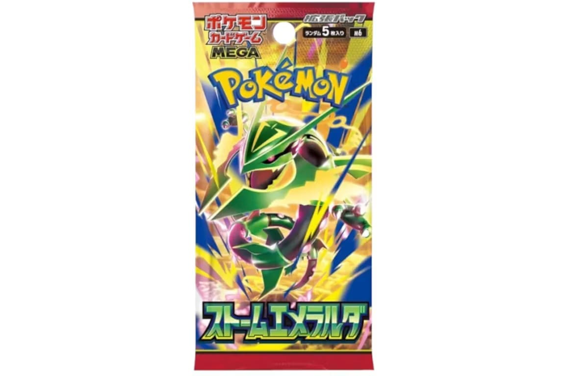 Pokémon Mega Evolution Storm Emeralda Booster Pack (Japanese)