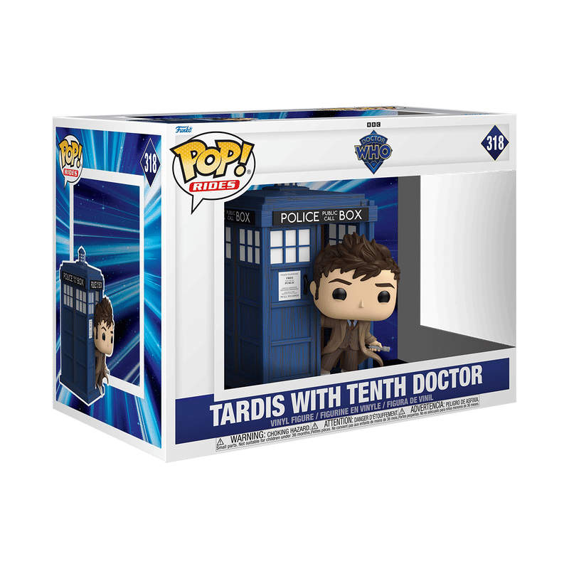 Pop! Rides Deluxe Tardis with Tenth Doctor