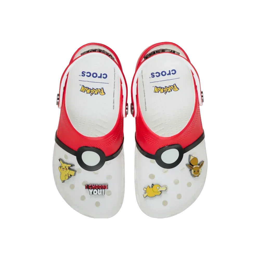 Pokémon's X Crocs Classic Clog 'Poké Ball'