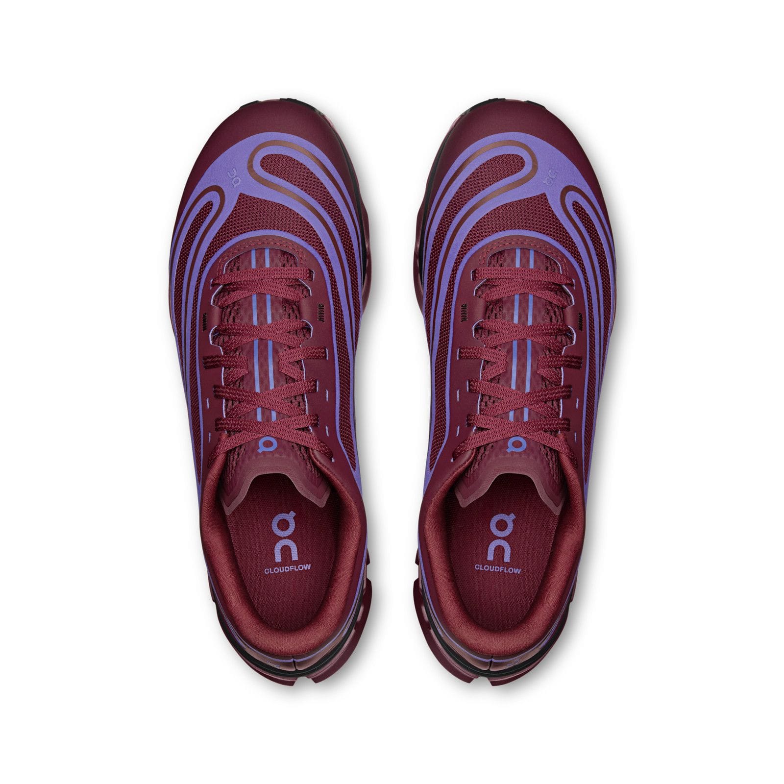 ON Running Cloudflow 5 Ad Maroon Tyrian