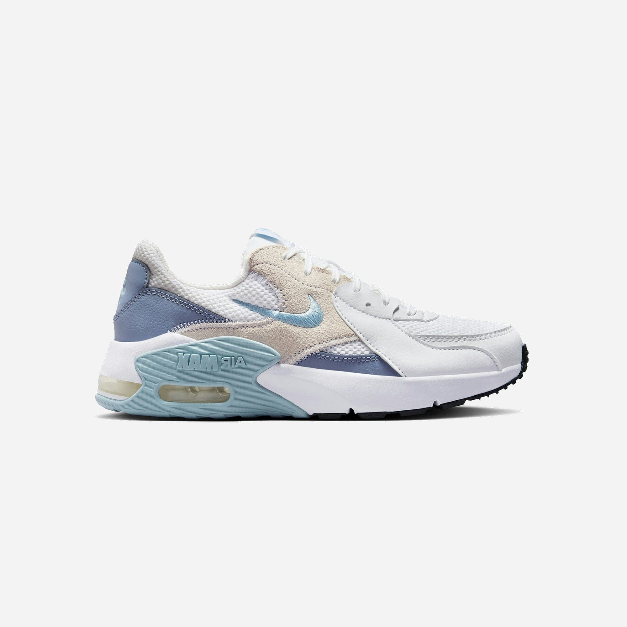 Nike Air Max Excee White Ashen Slate Black Light Armory Blue WMNS