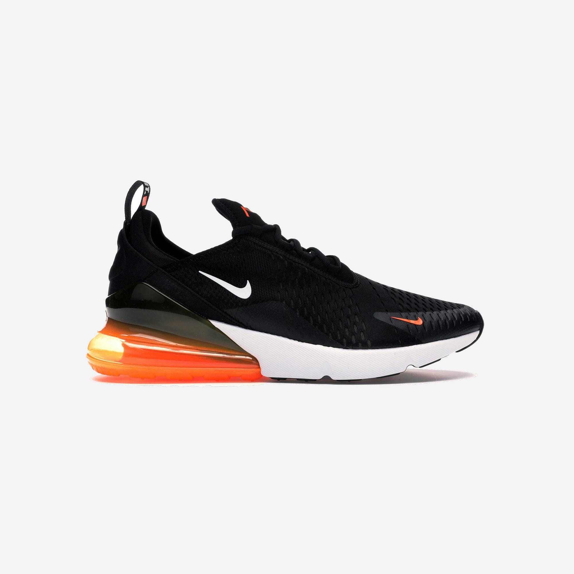 Nike Air Max 270 Black White Total Orange