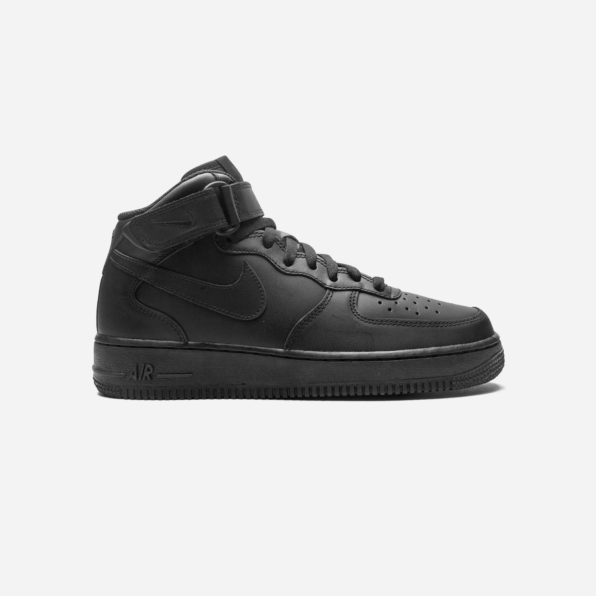 Nike Air Force 1 Mid '07 Triple Black WMNS