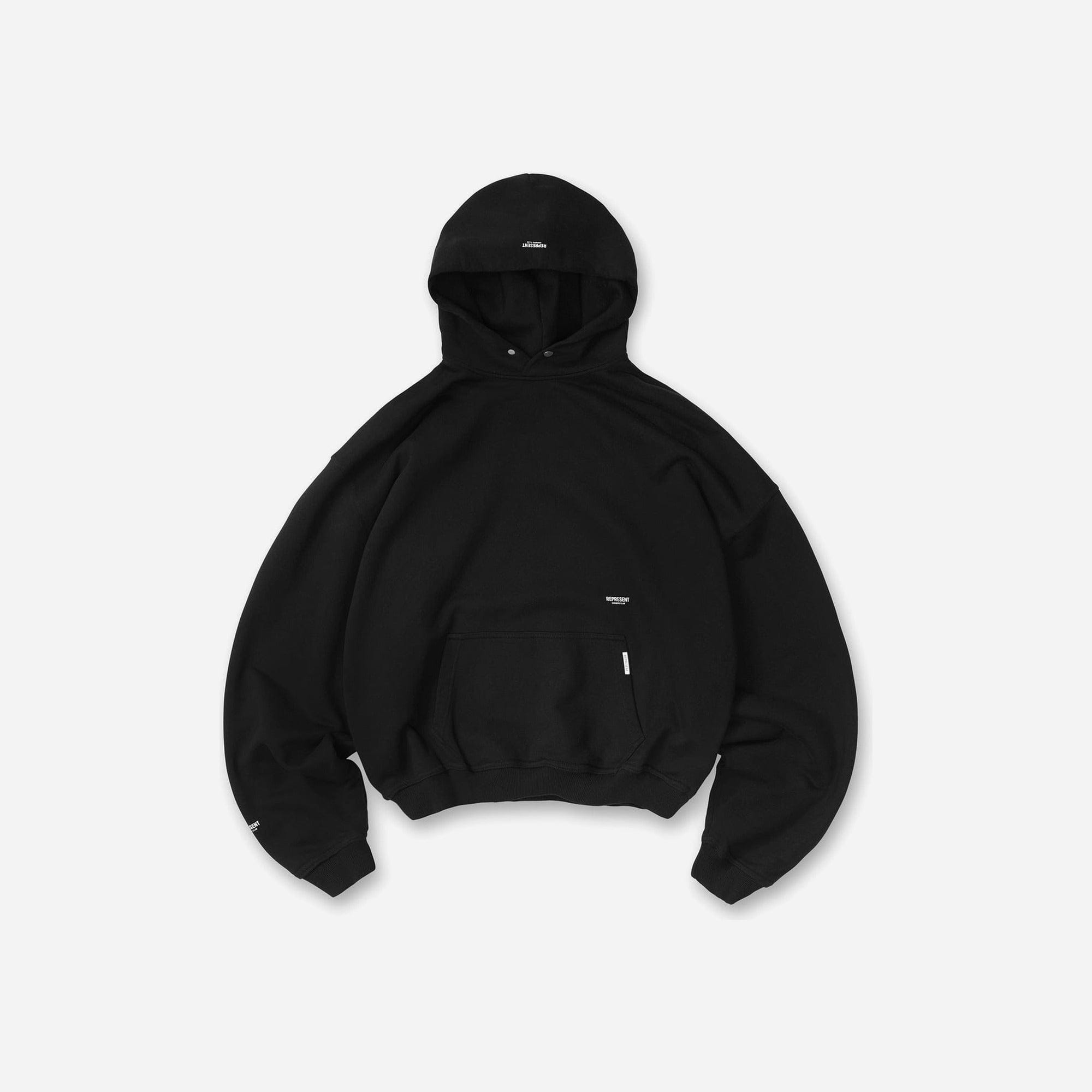 Represent Micro Owners Club Hoodie Jet Black SS26