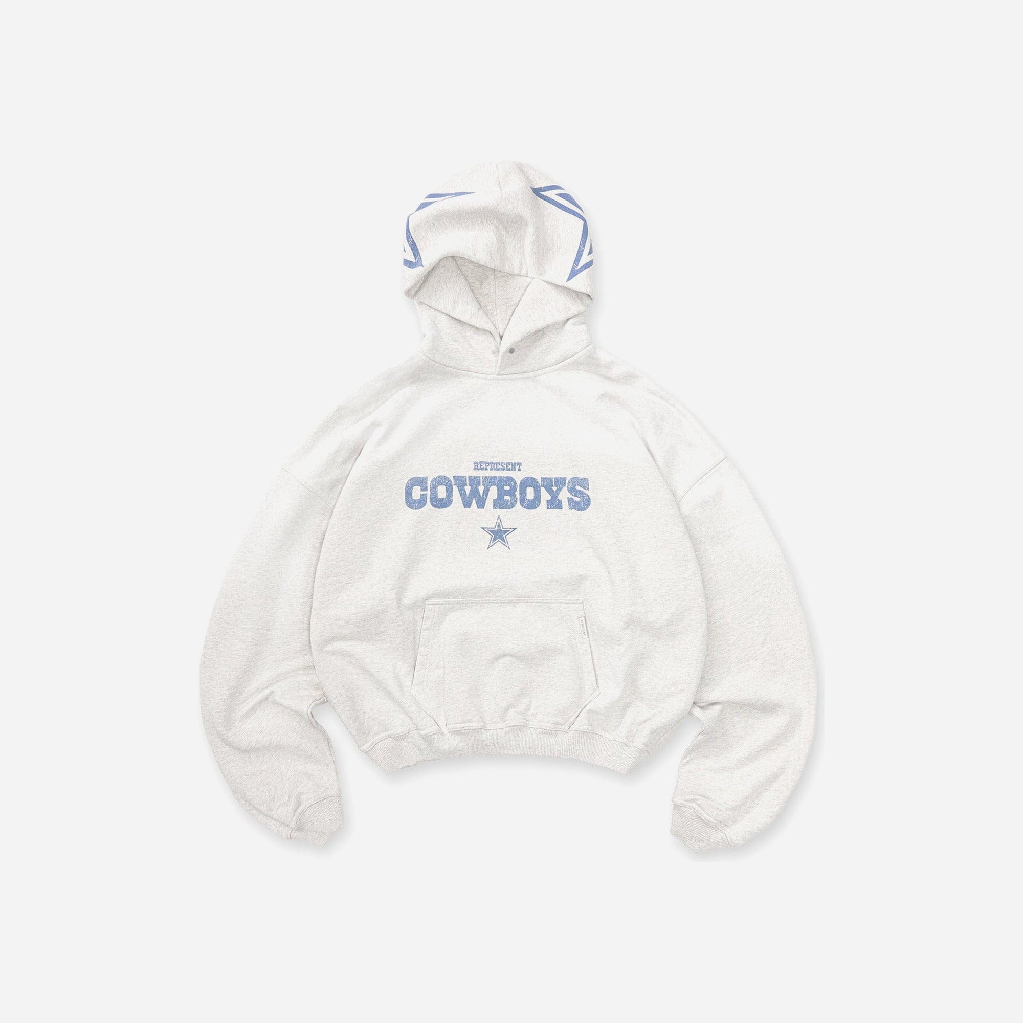 Represent Dallas Cowboys X Represent Hoodie Cream Marl SS26