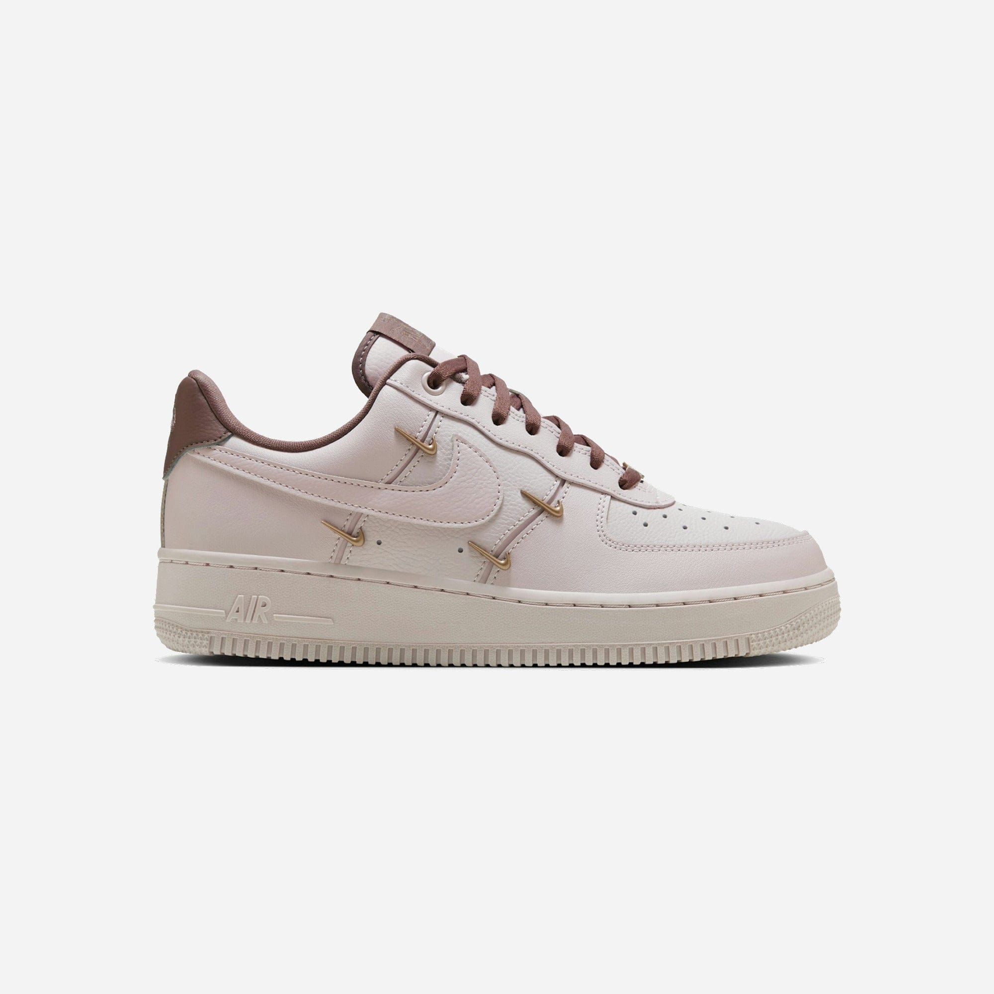 Nike Air Force 1 '07 Lx Cn Pink Oxford Gold Mini Swooshes WMNS