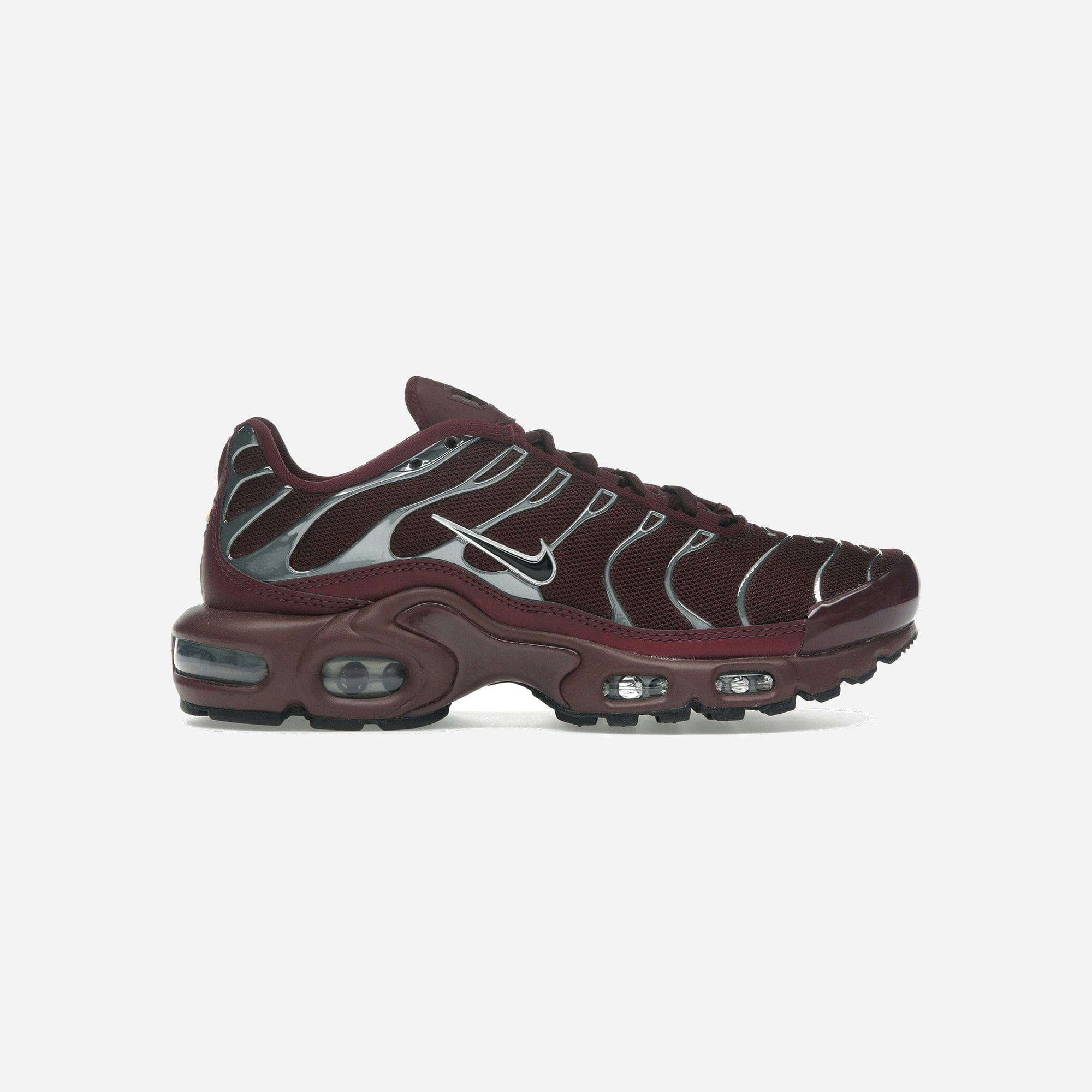 Nike Air Max Plus SE Night Maroon Metallic Silver WMNS